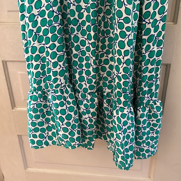 The Silky Luxe Smocked Maxi Dress - Summer Sprig in Seagreen - Picture 5 of 5